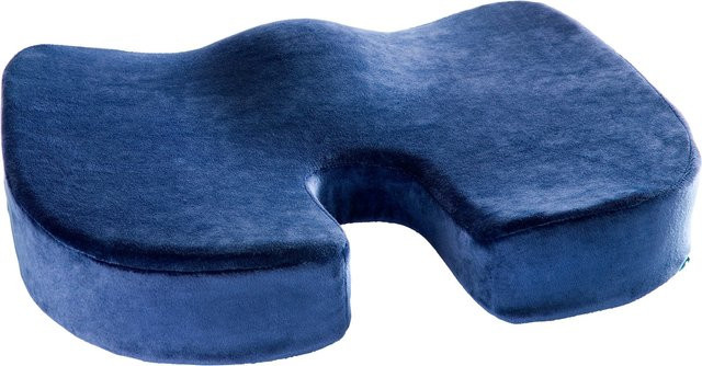 Ergonomisches Keilkissen von TRI in Blau für Erwachsene zur Unterstützung von Sitz, Rücken und Gelenken - Bild 1