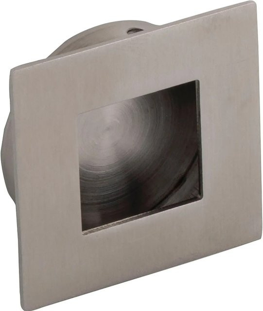Technik Team Muschelgriff Eros Einlass Ø 36 mm, Durchmesser Ø 41 mm, Edelstahl gebürstet, Silber - Bild 1