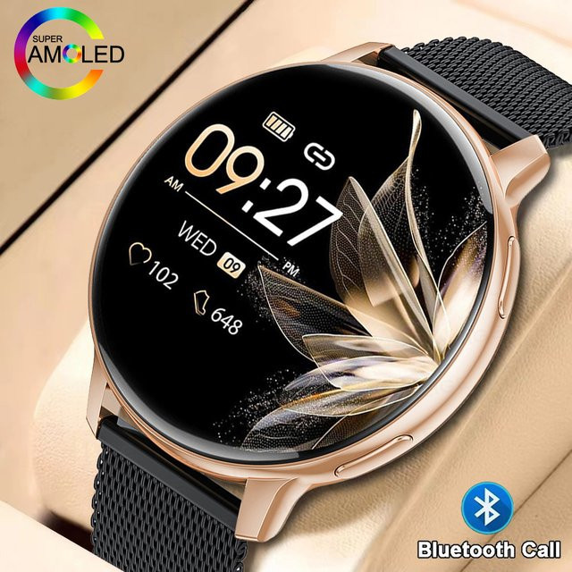 LIGE Smartwatch mit Herzfrequenz- und Schlafmonitor, Menstruationszyklus-Tracking und Schrittzähler, wasserdicht, Farbe: Grau - Bild 1