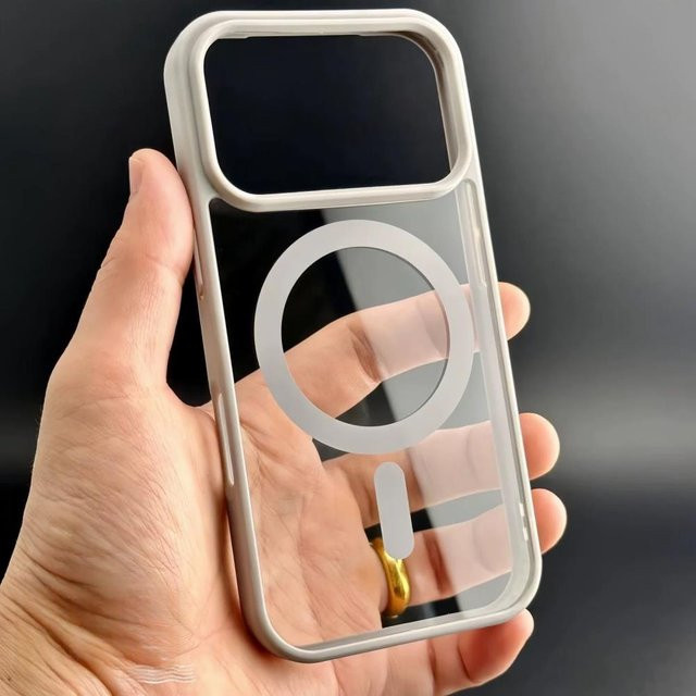 Ricestate Stoßfeste MagSafe Wireless Charging Schutzhülle für iPhone 17 Pro Max, iPhone 17 Pro und iPhone 17 Air in Transparent oder Blau - Bild 1