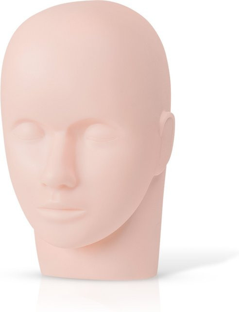chfeng Wimpernverlängerungs-Übungskopfmodell Silikonmodell, Unisex - Bild 1