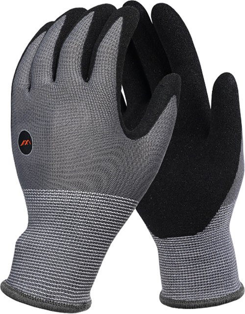 JIMIHOME Gartenhandschuhe für Damen und Herren in Grau, atmungsaktive Arbeitshandschuhe mit rutschfestem Griff für Garten- und Bauarbeiten - Bild 1