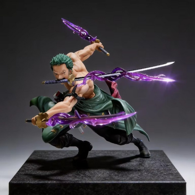 Bandai One Piece Roronoa Zoro Actionfigur, Kunststoff, Mehrfarbig - Bild 1
