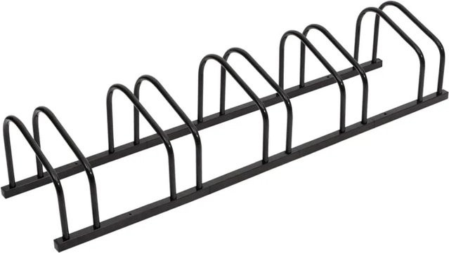 vidaXL Fahrradständer für 5 Fahrräder aus Stahl in Schwarz - Bild 1