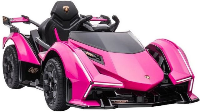 ES-Toys Lamborghini V12 Vision Gran Turismo Elektroauto mit Fernbedienung pink - Bild 1