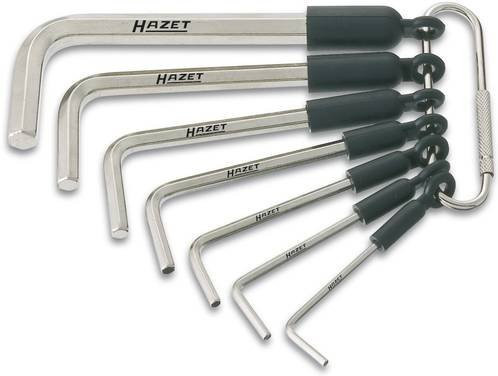 Hazet Winkelschraubendreher-Set 2100/7R Innen-Sechskant 7-teilig in Silber - Bild 1