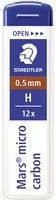 STAEDTLER Mars micro carbon Minen 250 H in Schwarz und Blau, 12er Packung - Bild 1