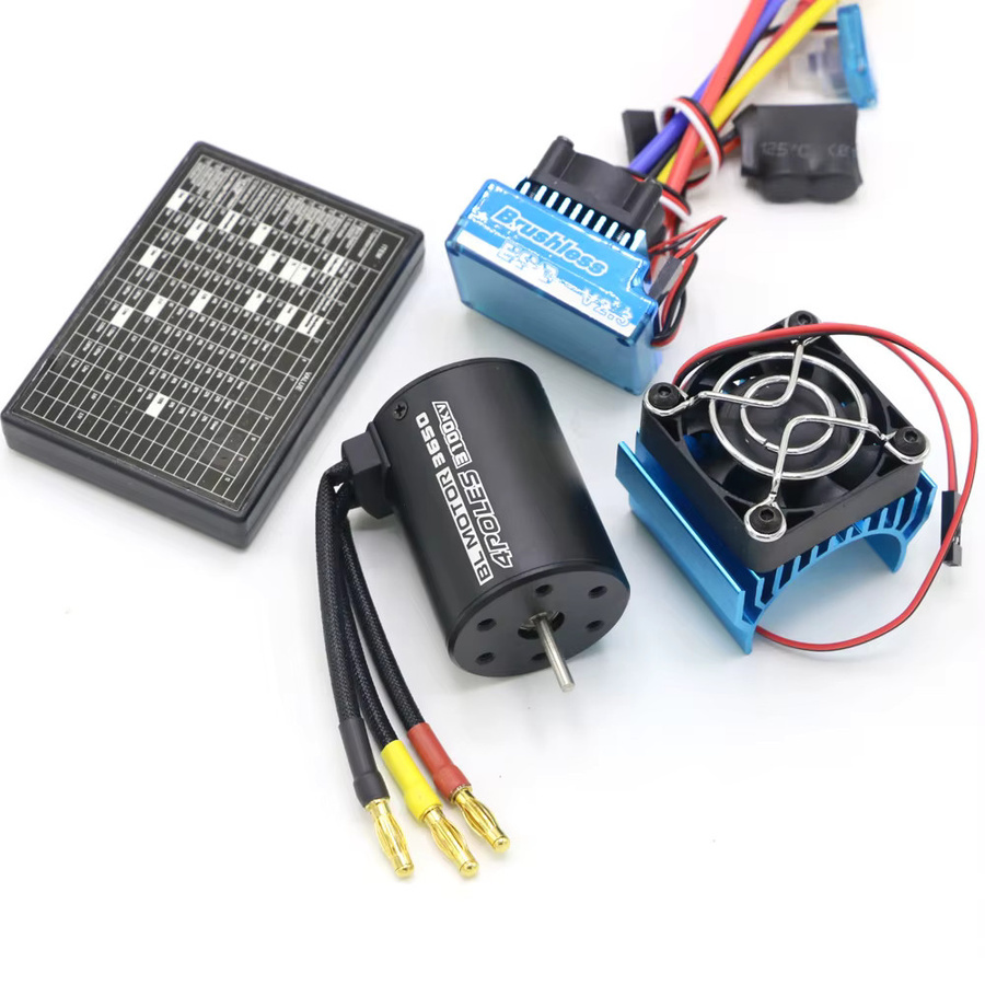 U-Angel-1988 RC Motor & ESC Combo Set für 1:10 RC Auto RC Boot - Bild 2