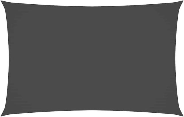 Furnicato Sonnensegel aus PU-beschichtetem Oxford-Gewebe, rechteckig, Anthrazit, 2 x 5 m - Bild 1