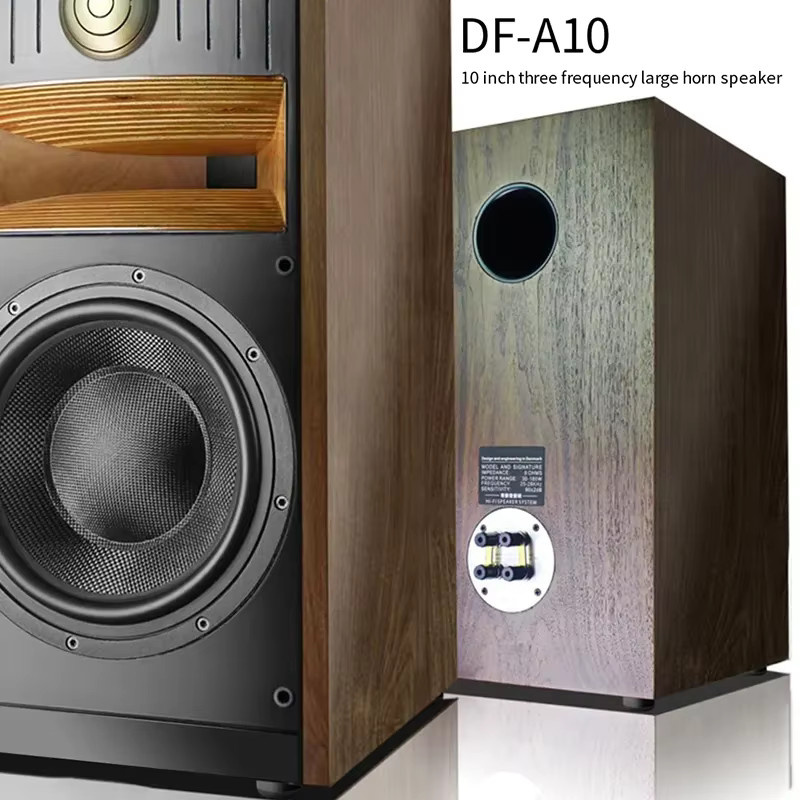 DF-A10 HiFi-Bücherregallautsprecher passiv in Braun mit Holzkiste - Bild 4