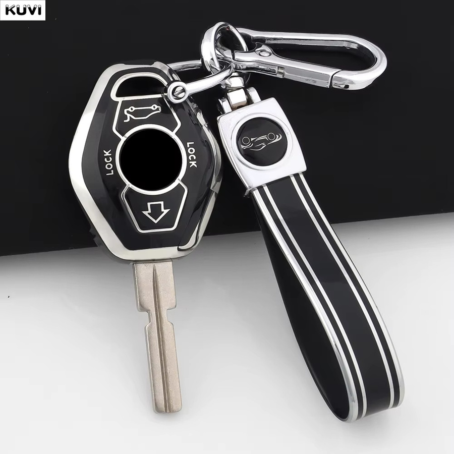 Kuvi Schutzhülle aus TPU für BMW Schlüssel Fob in Schwarz - Bild 1