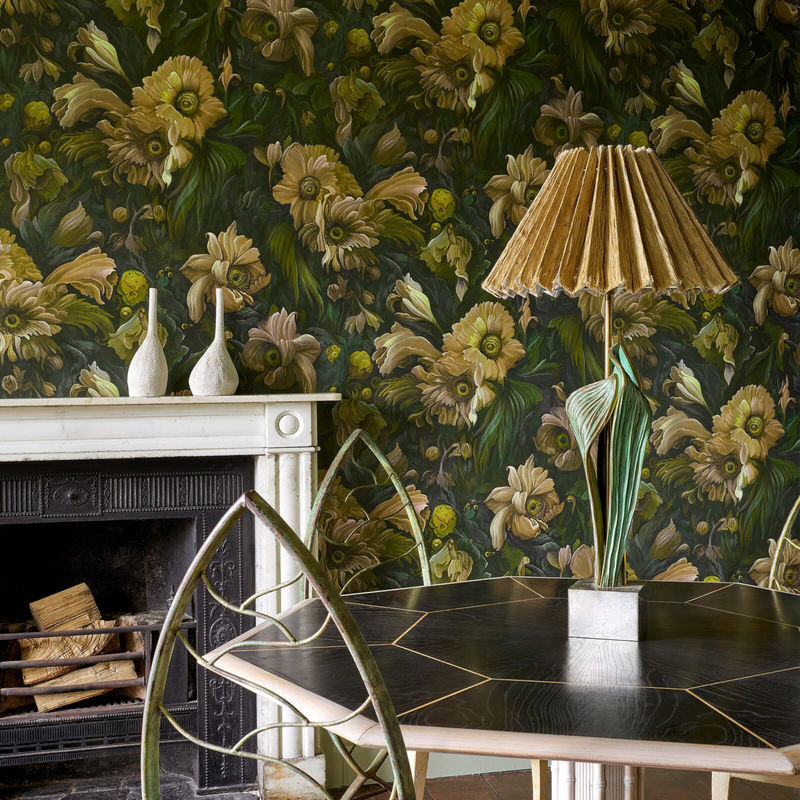 House of Hackney Tapete Umbra in Grün mit floralem Botanical-Design, Vlies-Tapete, Rolle 5,4 m x 0,5 m - Bild 2