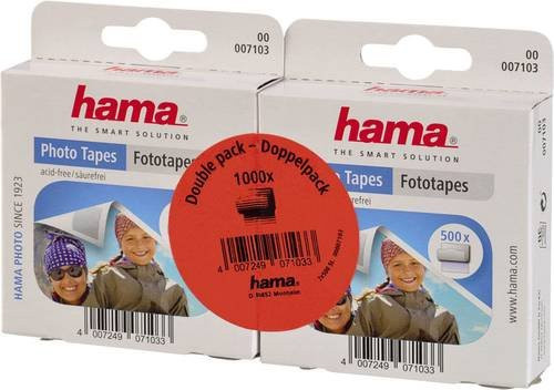 Hama Fototape-Spender 2er Set mit 1000 Stück transparentem Klebefilm - Bild 1