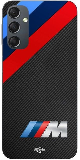 Maniacase Schutzhülle für Samsung Galaxy A05s mit BMW M Power Logo in Schwarz - Bild 1