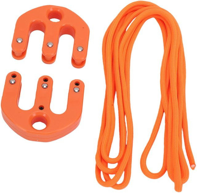 Rabe Tragbares Mini Flaschenzugsystem in Orange aus Kunststoff - Bild 1