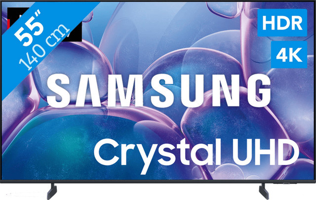 Samsung Crystal UHD 4K Smart LED Fernseher U7099F 55 Zoll in Schwarz - Bild 1