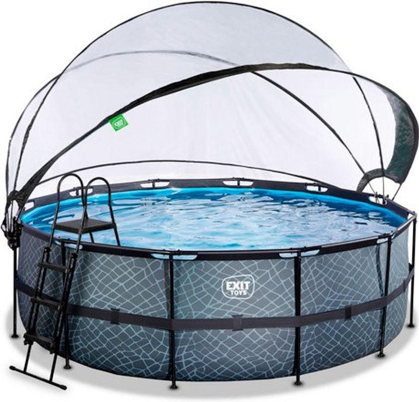 EXIT Stone Pool Grau Durchmesser: 447 cm, Volumen: 14758 l - Bild 2