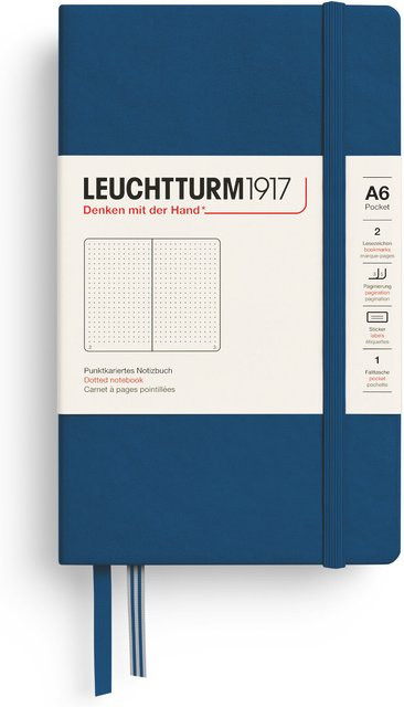 LEUCHTTURM1917 Notizbuch Pocket Hardcover dotted A6 Indigo - Bild 1