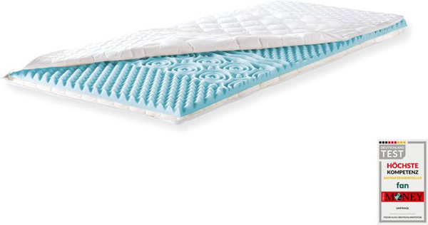 F.A.N. MEDISAN Matratzen-Topper Softly Komfort in Weiß, B/T/H: 90 x 200 cm