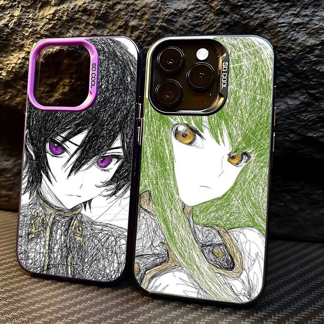 Comic Code Geass Handyhülle für Samsung Galaxy A-Serie (A37 A57 A17 A07 A16 A06 A35 A55 A25 A05S A15 A56 A54 A36 A34) 4G 5G Cover, Multicolor - Bild 1
