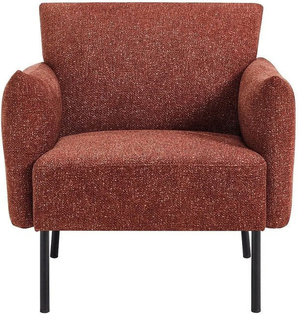 Vente-unique Sessel Geraldia mit gerader Rückenlehne in Terracotta - Bild 1