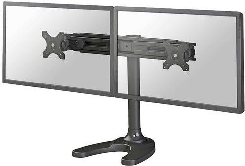 Neomounts FPMA-D700DD 2fach Monitor-Standfuß für 19 bis 30 Zoll in Schwarz mit VESA 75x75 mm und Höhenverstellung - Bild 1