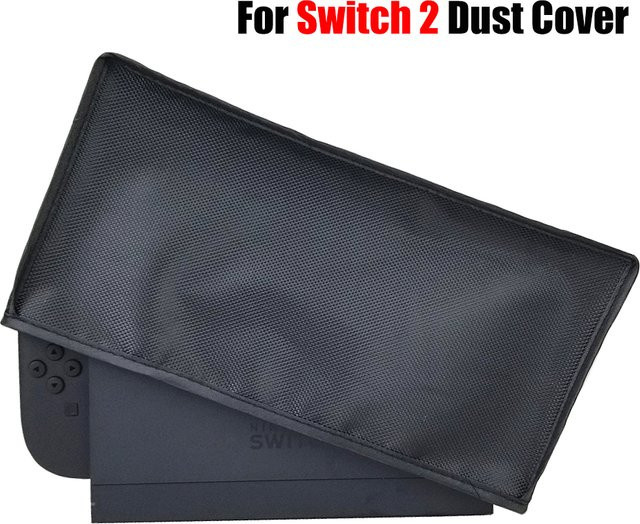 BUBM Staubdichte Schutzhülle für Nintendo Switch 2 Dock, kratzfestes Netz zur Staubvermeidung, erhältlich in Schwarz oder Grau - Bild 1