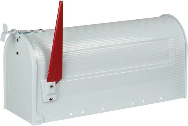 Burg Wächter US-Mailbox 891 Briefkasten aus Stahlblech in Weiß - Bild 1