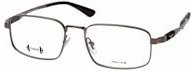 Police VPLP 17 Korrektionsbrille, Vollrand, Rechteckig, Titanium, Grey, Herren - Bild 1