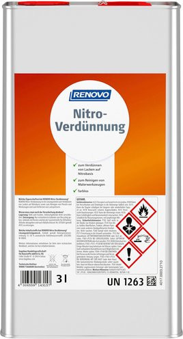 RENOVO Nitro-Verdünnung lösungsmittelbasiert transparent - Bild 1