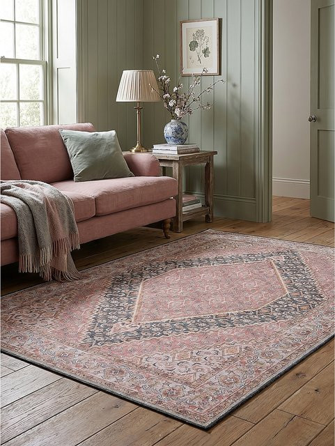 Orient Teppich Kadima Design von HURST in Pink, B/T: 115 x 170 cm - Bild 1