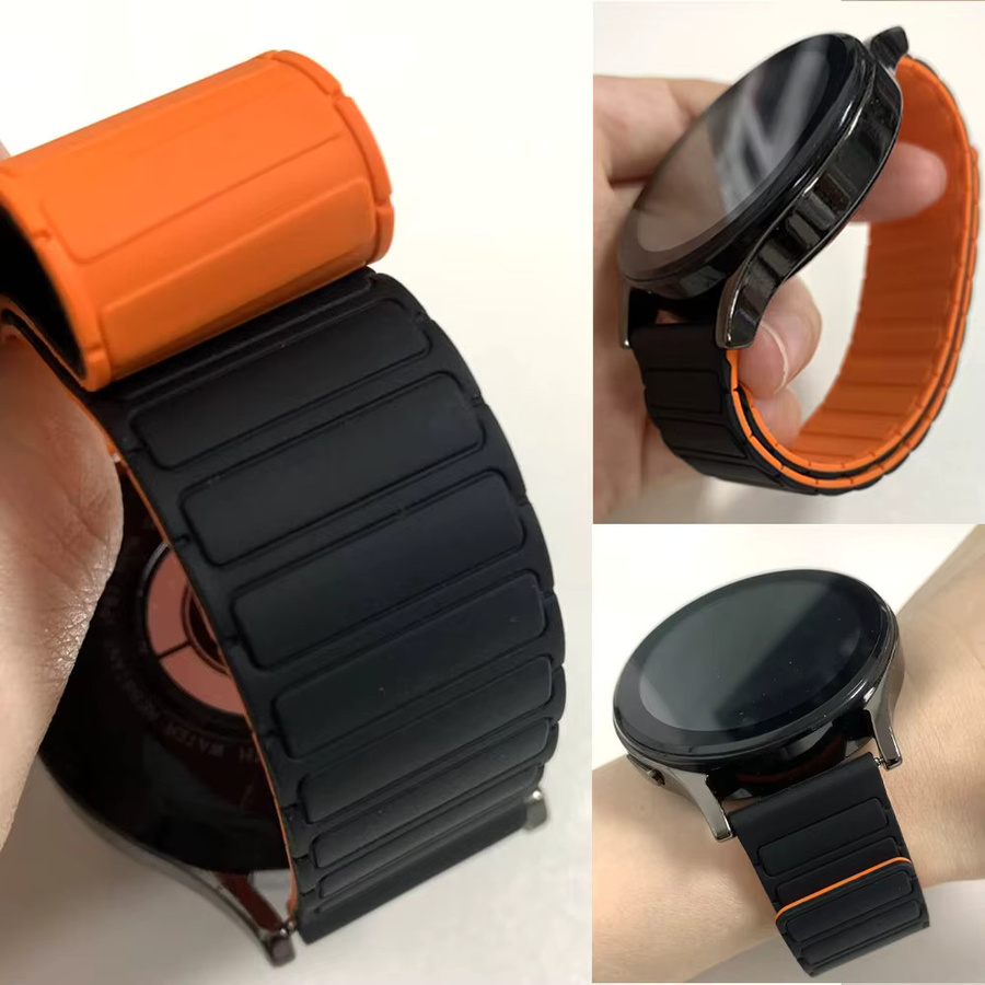 COROS Uhrenarmband Silikon, Magnetische Schleife, Schwarz - Bild 2