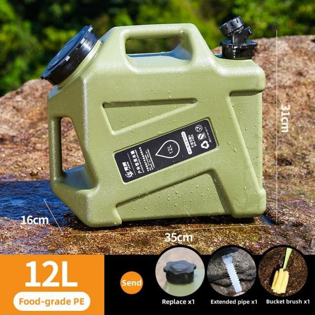Yiran bag Outdoor-Wasserlagerbehälter aus lebensmittelechtem Kunststoff in Grün - Bild 1
