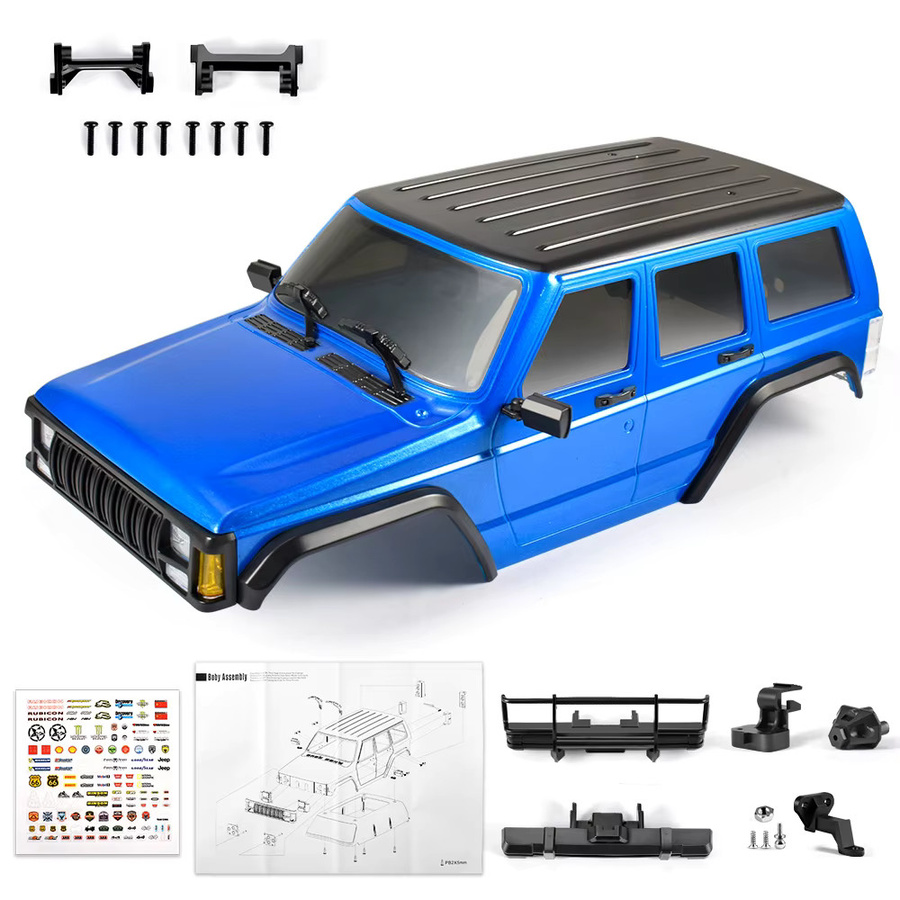 AUSTAR Jeep RC Auto Gehäuse, Modell Auto Gehäuse, 1:18, Weiß, Kunststoff - Bild 4