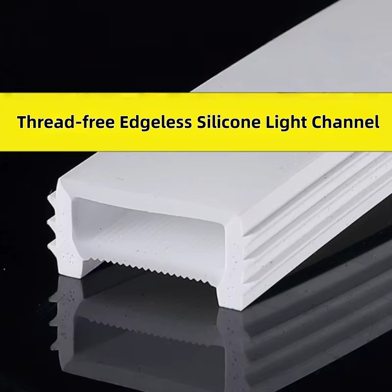 Ksdligh LED Neon Silikongel-Röhre in Weiß, wasserdichter flexibler Silikon-Lichtkanal für DIY-Innen- und Außen-Dekorationen - Bild 2