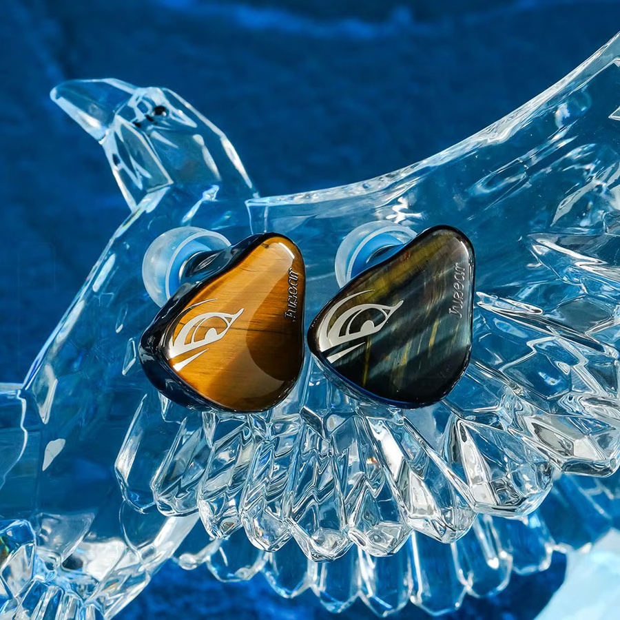 Juzear Harrier In-Ear-HiFi-Kopfhörer mit 1DD+6BA+2 Micro Planar Driver und austauschbaren 3,5 mm und 4,4 mm Steckern in Gelb - Bild 3