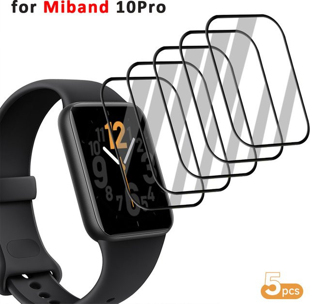 CAOWTAN Displayschutzfolie Xiaomi MiBand 10Pro, Silikon, transparent, Unisex - Bild 1