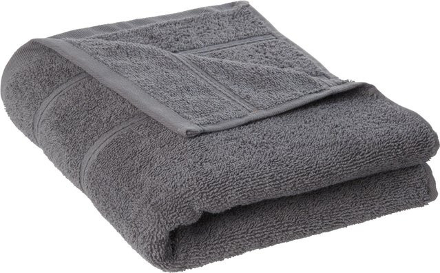 Modern Living Handtuch Melanie aus Baumwolle in Grau Anthrazit Breite: 50 cm, Länge: 100 cm - Bild 1