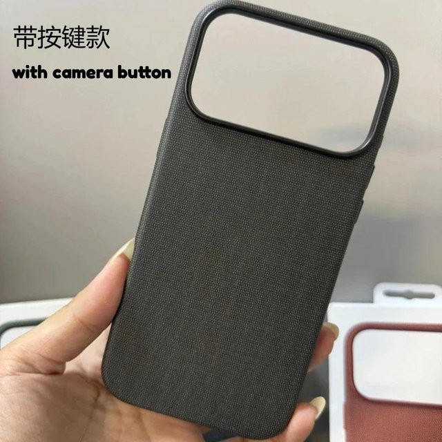 TechWoven Magnetische Handyhülle für iPhone 17 Air, 16, 15, 14, 13 Pro Max mit Kamerataste und MagSafe Kompatibilität, Grau - Bild 1