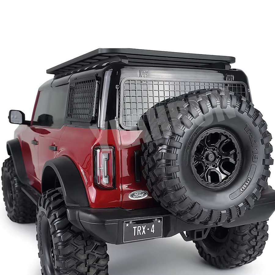 YEAHRUN Metallfenster-Schutznetz für TRX-4 TRX4 Bronco, 3-teiliges Set, Zubehör - Bild 4