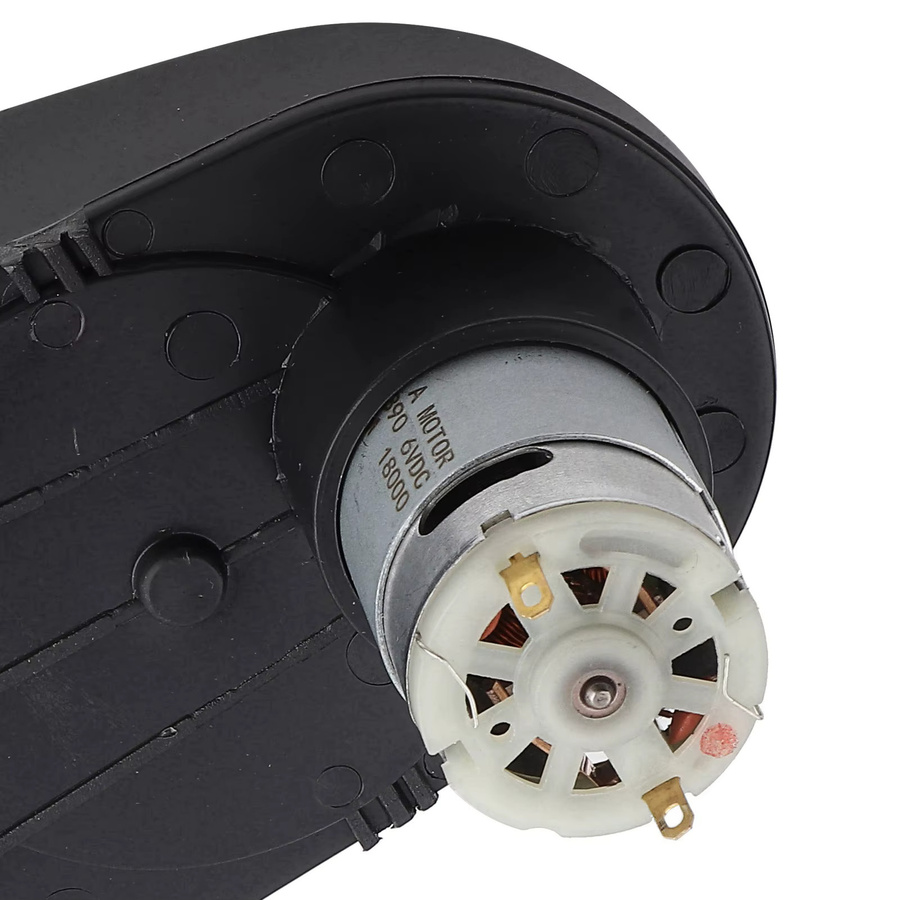 Aramox Getriebe für Elektromotoren, RS390 Elektromotor, Schwarz - Bild 4