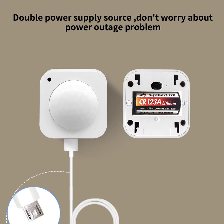 Tuya ZigBee 2-in-1 PIR-Bewegungs- und Helligkeitssensor in Weiß, intelligenter Bewegungsmelder mit integriertem Lichtsensor, kompatibel mit Home Assistant - Bild 2