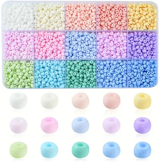 QIAO Glas-Rocailles, 4 mm, 2250 Stück - Bild 1