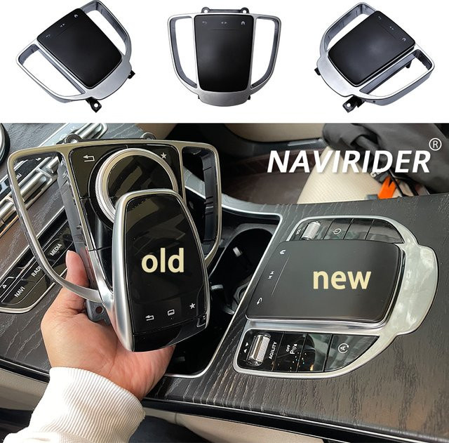 Jetalon Android Touch-Bedienfeld Upgrade für Mercedes Benz C-Klasse und GLC-Klasse 2015–2018 W205/X253 in Schwarz - Bild 1