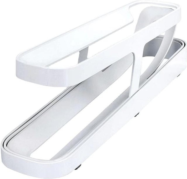 NATAWA Ei-Spender Roll-Lagerung für den Kühlschrank, weiß - Bild 1
