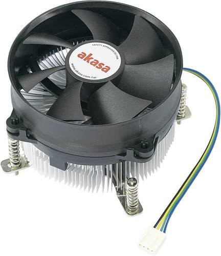 Akasa AK-CCE-7105EP CPU-Kühler mit Lüfter in Schwarz für Intel LGA 775, 1150, 1151, 1155 und 1156 - Bild 1
