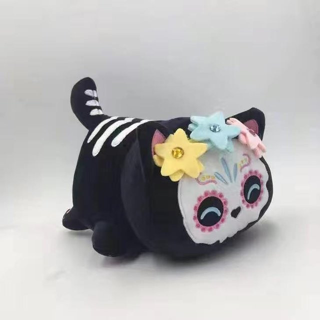 Aphmau Burger Pommes Katze Plüschtier Puppe, Weiches Kissen, 26cm - Bild 1