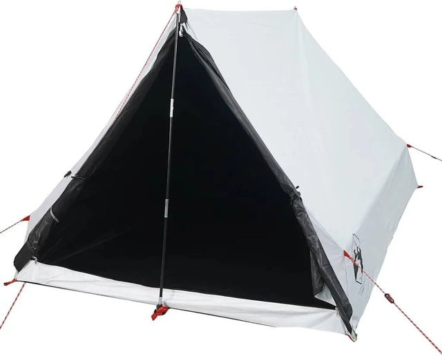vidaXL Camping-Keilzelt für 2 Personen in Weiß, verdunkelt und wasserdicht, Modell 94758 - Bild 1