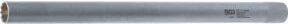 BGS Zündkerzen-Einsatz mit Magnet, Zwölfkant, extra lang, Antrieb Innenvierkant 3/8 Zoll, SW 14 mm, silber - Bild 1