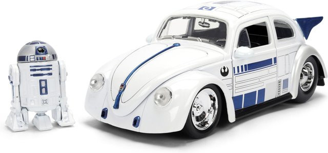 JADA Star Wars R2D2 1959 VW Drag Beetle, Modellauto, Maßstab 1:24, ab 8 Jahren - Bild 1